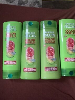 Garnier Fructis Color Shield shampoo & conditioner set (4 bottles) NEW
